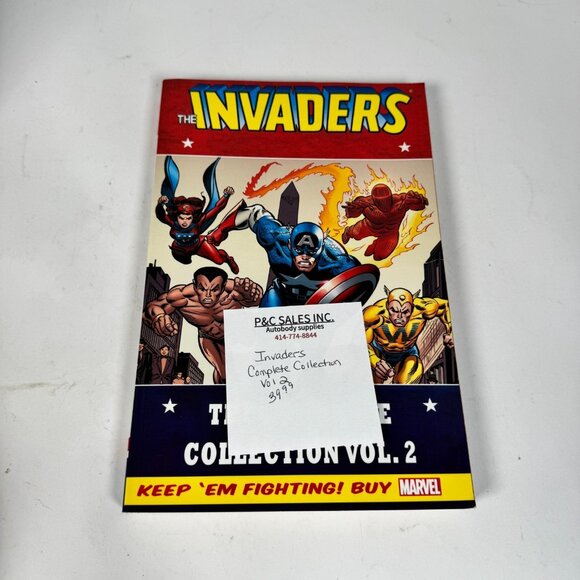 Invaders Classic The Complete Collection Vol 2 Roy Thomas Don Glut Marvel Comics - Picture 8 of 8